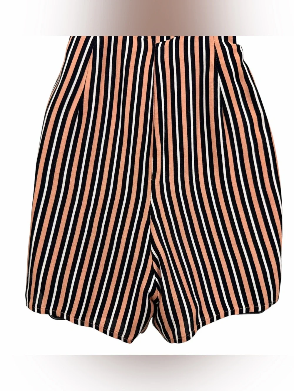 Kimchi Blue Urban Outfitters Size 0 Striped Cutout Romper Tie Front